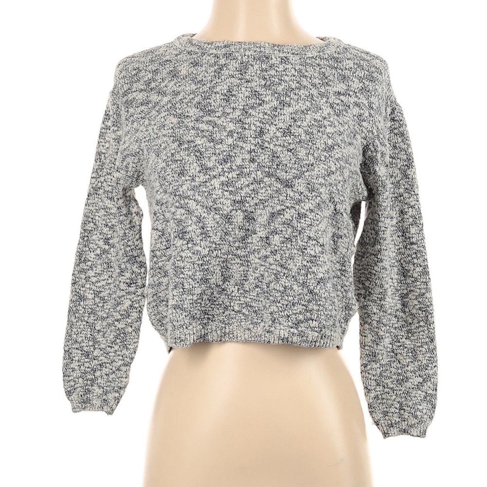 H&M grey and white sweater
